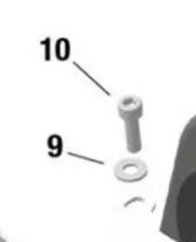 M6 x 20mm Socket Cap Bolts and Penny Washer for Rotax Air Box