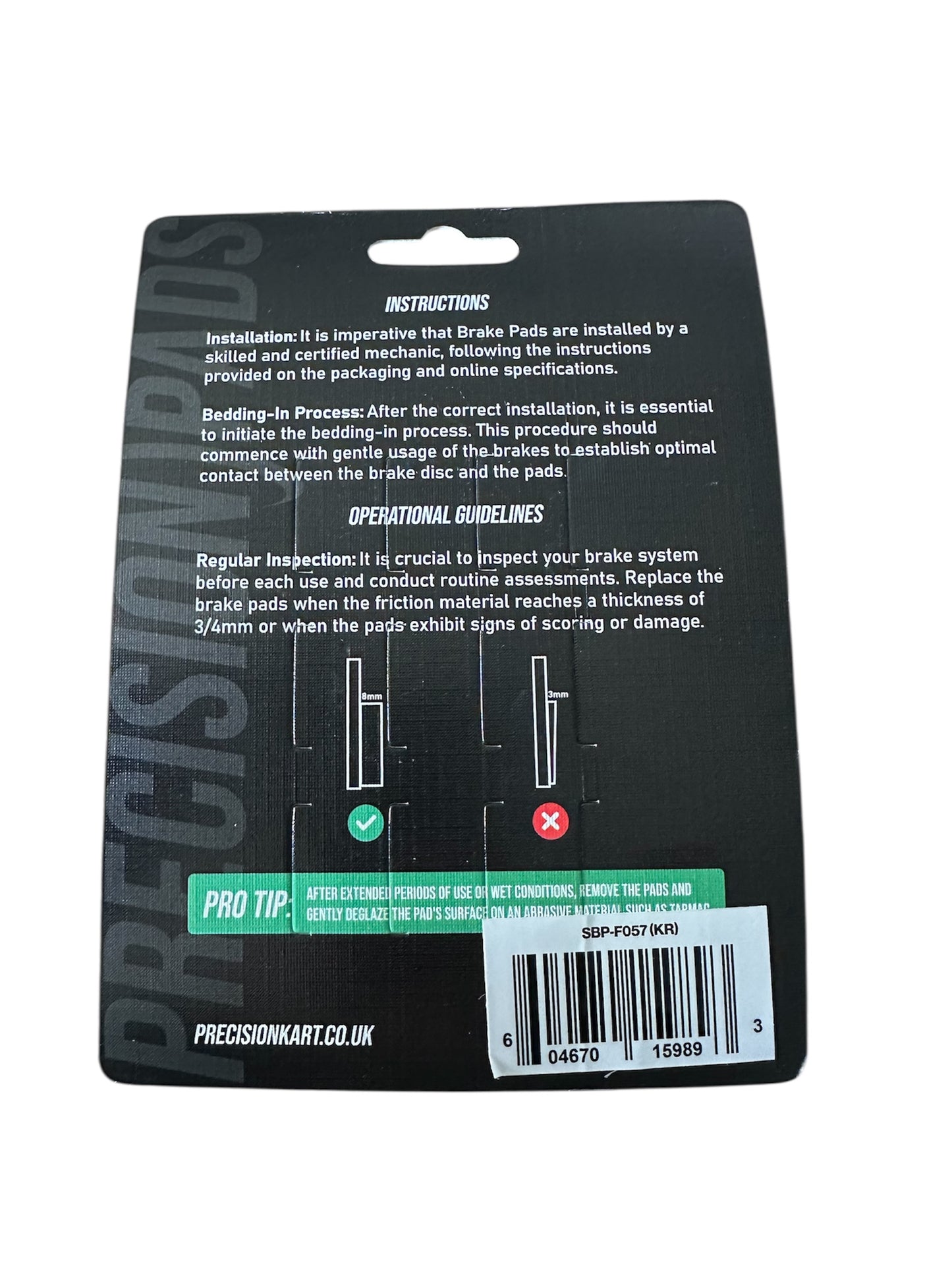 Precision KR, Parolin & Mad-Croc Pads