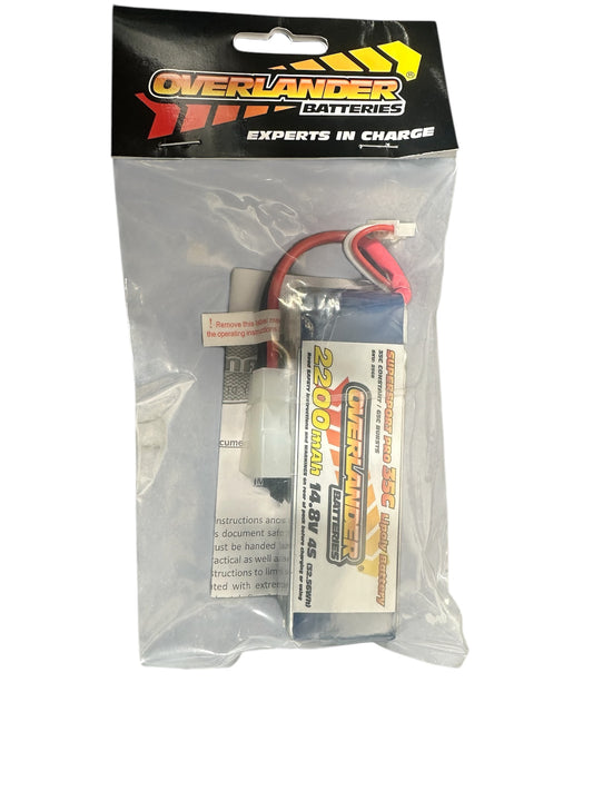 2200mAh 14.8V 4S 35C Supersport Lipo Battery